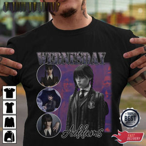Jenna Ortega Wednesday Addams Unisex T-shirt Gift For Fan